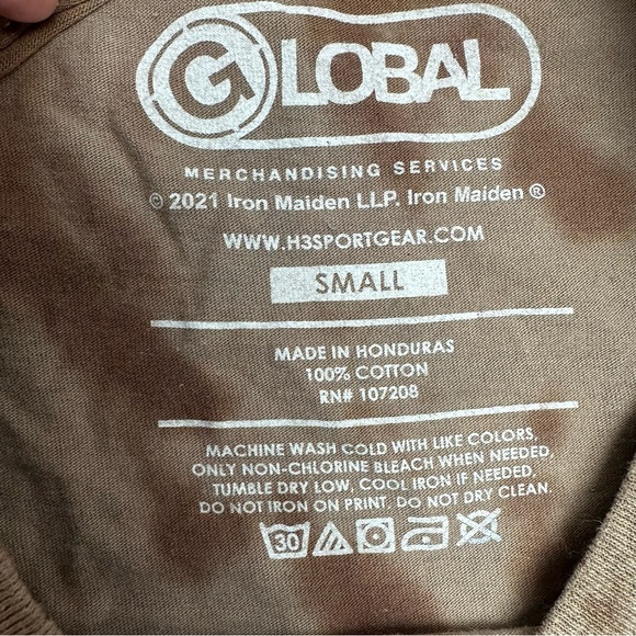 Iron Maiden EDDIE Tie Dye Tee Shirt Size Small Heavy Metal Maidenheads Concert - Picture 10 of 10